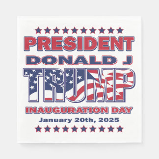 President Trump Inauguration 2025 Napkin