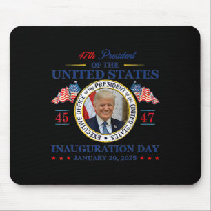 President Trump Inauguration Day 2025 Memorabilia Mouse Mat