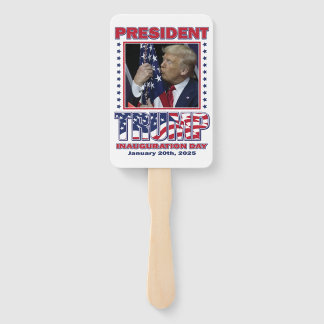 President Trump Inauguration Day Hand Fan