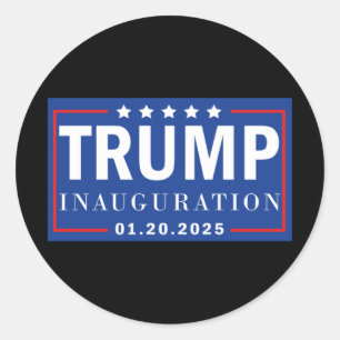 President Trump Inauguration Day January 201 Classic Round Sticker