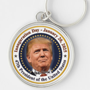 President Trump Inauguration Day January 20th 2025 Key Ring