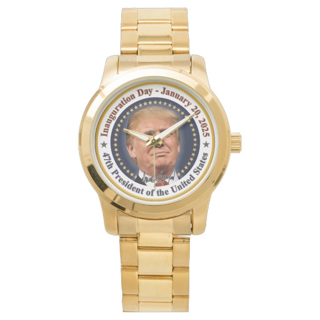 President Trump Inauguration Day January 20th 2025 Watch (Front)