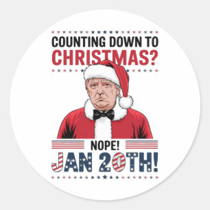 President Trump Inauguration Day Shirt Funny Trump Classic Round Sticker
