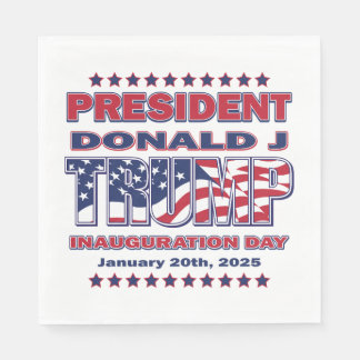 President Trump Inauguration Napkin