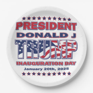 President Trump Inauguration Paper Plate