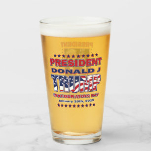 President Trump Inuguration Glass