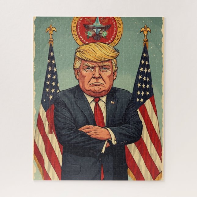 President Trump  Jigsaw Puzzle (Vertical)