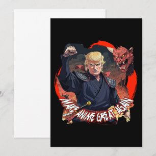 President Trump Make Anime Great Again Invitation