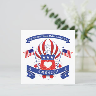 President Trump Makes a Great AMERICA Save The Date