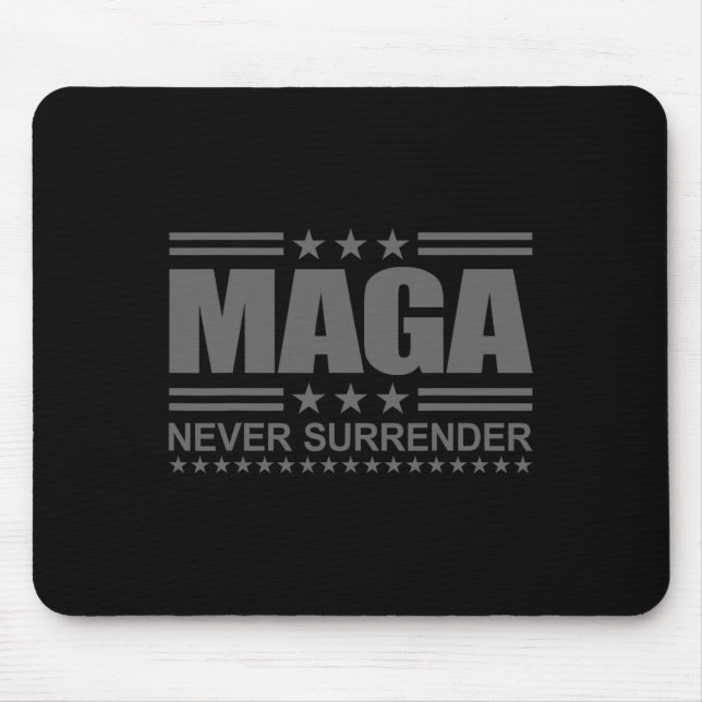 President Trump Mega Never Surrender Inauguration  Mouse Mat (Front)