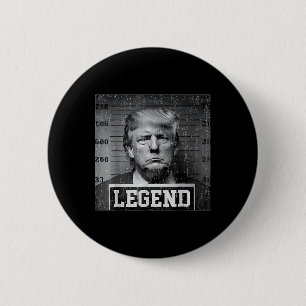 President Trump Mug Shot Legend Republican Trump T 6 Cm Round Badge