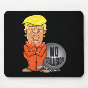 President Trump No Collusion Orange Jumpsuit Carto Mouse Mat