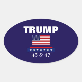PRESIDENT TRUMP OVAL STICKER