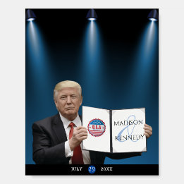 President Trump 🇺🇸✨ Patriotic Wedding Custom