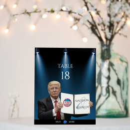 President Trump 🇺🇸✨ Patriotic Wedding Custom