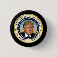 President Trump Photo Presidential Seal