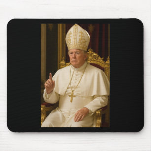 President Trump Pope 2025 Mouse Mat