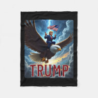 President Trump Riding An Eagle. Patriotic Politic