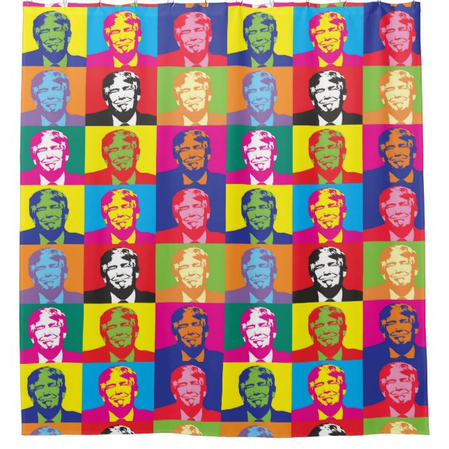 President Trump Shower Curtain (Front)
