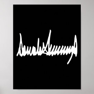 President Trump Signature Inauguration 2025 47th M Poster