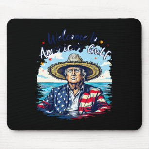 President Trump Sombrero Design America's Gulf Mex Mouse Mat