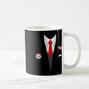 President Trump Suit Halloween Lazy Costume 1 Coffee Mug