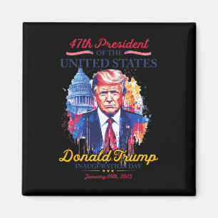 President Trump Usa Inauguration Day 2025 Memorabi Magnet