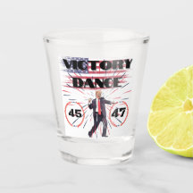 President Trump Victory Dance Shot Glass