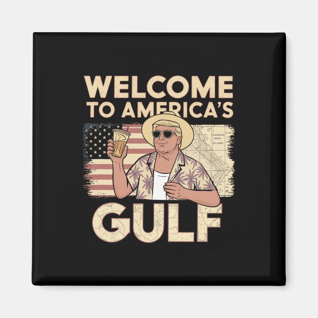President Trump Welcome  Magnet (Front)