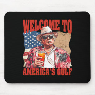 President Trump Welcome To America's Gulf Mexico 4 Mouse Mat