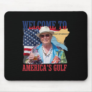 President Trump Welcome To America's Gulf Mexico 7 Mouse Mat