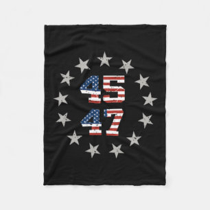 President Trump Welcome To America's Gulf Mexico O Fleece Blanket