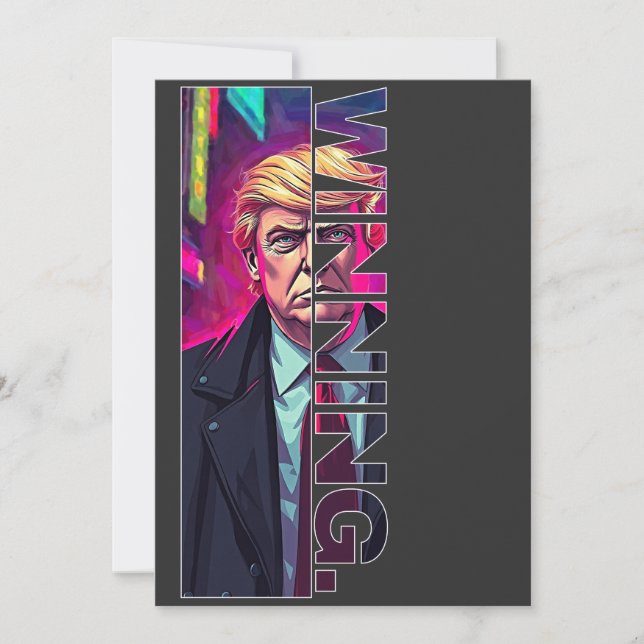 President Trump - WINNING Invitation (Front)