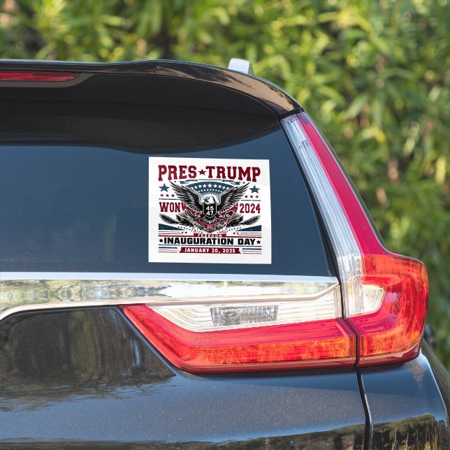 President Trump Won 2024 (Car Side)