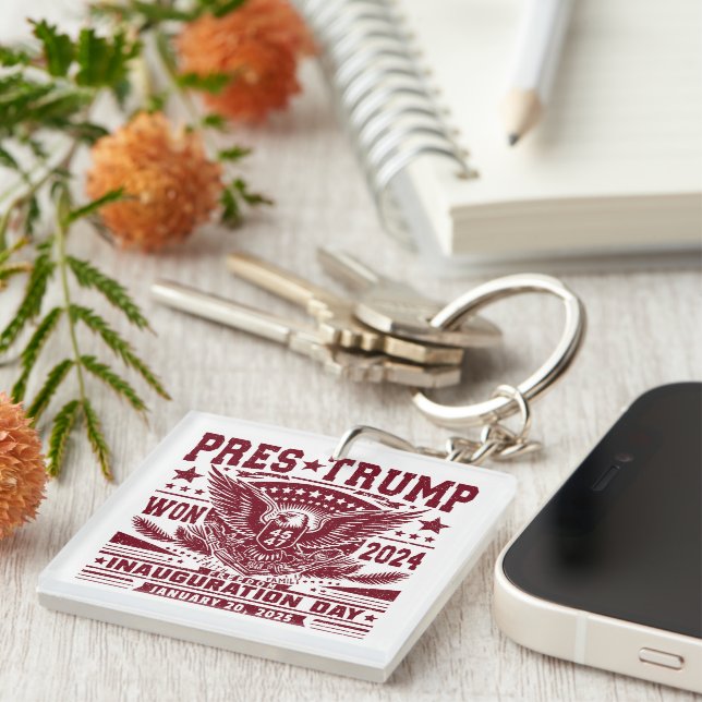 President Trump Won 2024 Key Ring (Front Right)