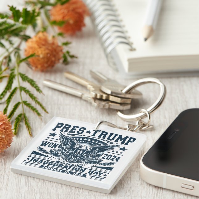 President Trump Won 2024 Key Ring (Front Right)