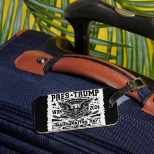 President Trump Won 2024 Luggage Tag
