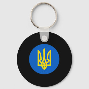 President Ukraine Zelensky Trident Tee Ukrainian Z Key Ring