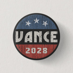 President Vance 2028 J.D. Vance 28 Vote Vance 2028 3 Cm Round Badge