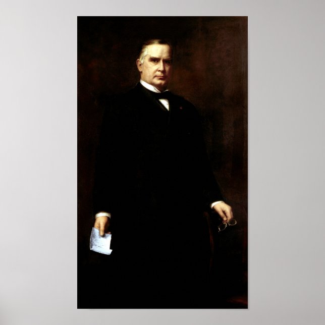 President William McKinley Painting Poster (Front)