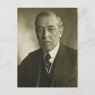 President Woodrow Wilson Portrait 1919 Postcard