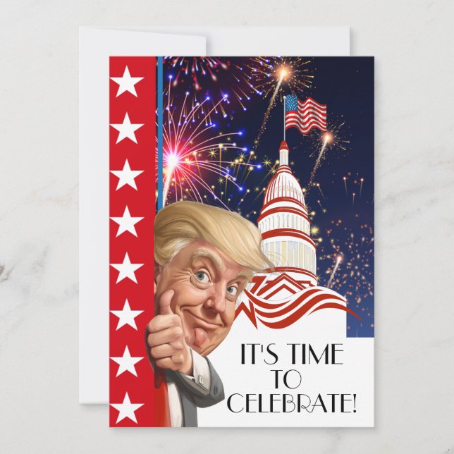 Presidential Election Celebration Invitation (Front)