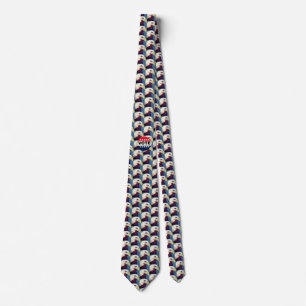 Presidential Election Vintage Eagle Patriot  Tie