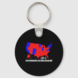 Presidential Electoral College Usa Map Trump Harri Key Ring