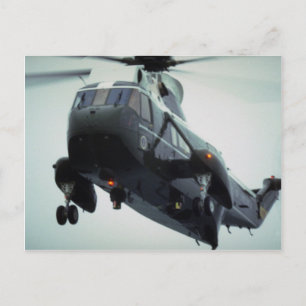 Presidential helicopter arriving at Pointe Du Hoc Postcard