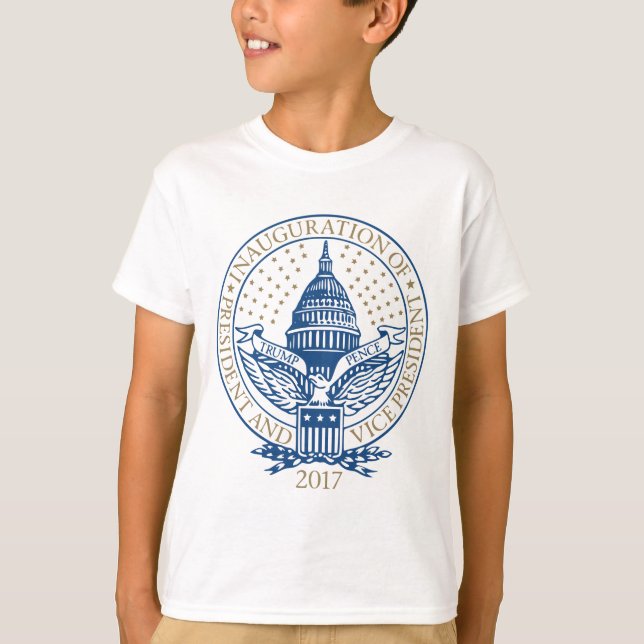 Presidential Inauguration 2017 Donald Trump Pence T-Shirt (Front)