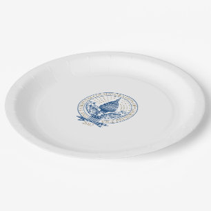Presidential Inauguration Trump Pence 2017 Logo Paper Plate