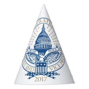 Presidential Inauguration Trump Pence 2017 Logo Party Hat