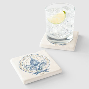 Presidential Inauguration Trump Pence 2017 Logo Stone Coaster
