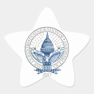 Presidential Inauguration Trump Pence 2017 Star Sticker